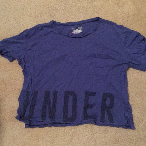 Purple Under Armor crop top - Picture 1 of 2